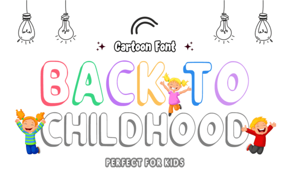 Back to Childhood: A Playful Display Font for Nostalgic Branding