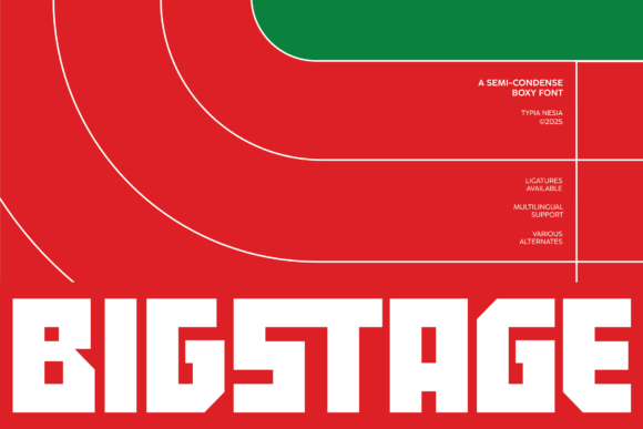 Bigstage: A Bold and Powerful Display Font for Web Design