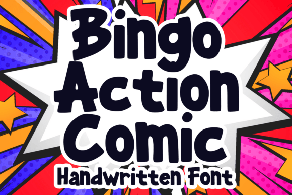 Bingo Action Comic: A Bold and Vibrant Typeface