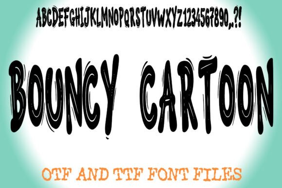 Bouncy Cartoon: A Joyful Typeface for Creative Makers