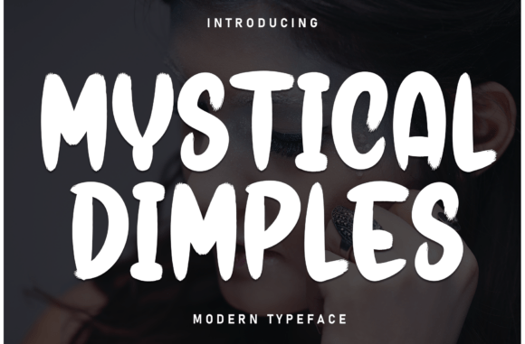 Bring Your Creations to Life with Mystical Dimples Font