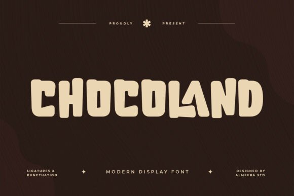 Chocoland: A Sweet and Bold Display Font