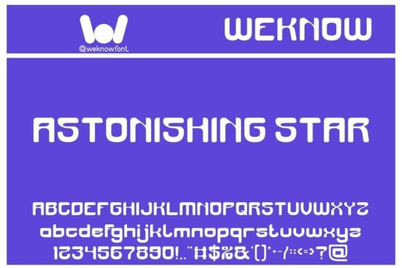 Discover Astonishing Star: A Futuristic Display Font for Modern Web Design