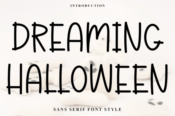 Dreaming Halloween: A Charming Font for Editorial Design