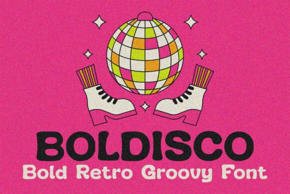 Embrace Boldisco: A Funky Retro Display Font for Crafters