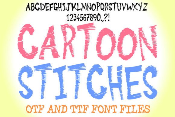 Enhance Your Brand with Cartoon Stitches Font