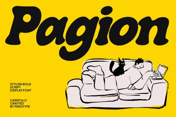 Enhance Your Web Design with Pagion: A Bold Script Font
