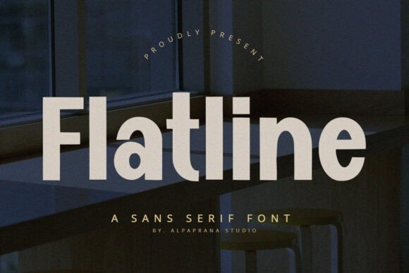 Flatline: A Clean and Friendly Display Font for Marketers