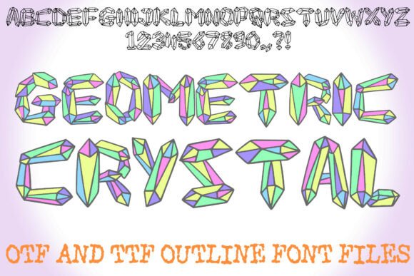 Geometric Crystal: A Striking Display Font for Web Design