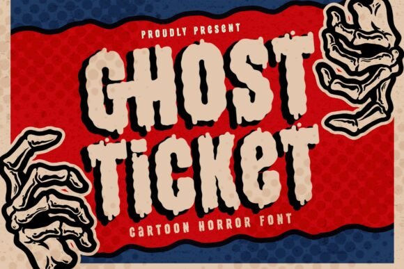 Ghostticket Regular: A Spooky and Fun Display Font