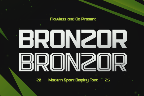 Introducing Bronzor: A Bold and Energetic Display Font