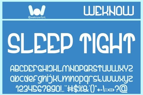 Introducing Sleep Tight: A Versatile Display Font for Web Design