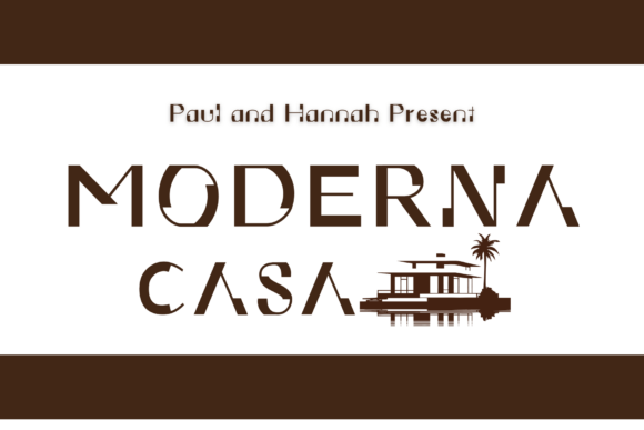 Moderna Casa: Elevate Your Brand with This Futuristic Display Font