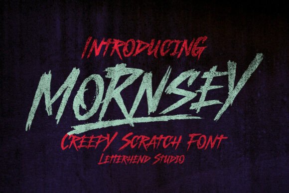 Mornsey: The Perfect Font for Dark and Edgy Editorial Design