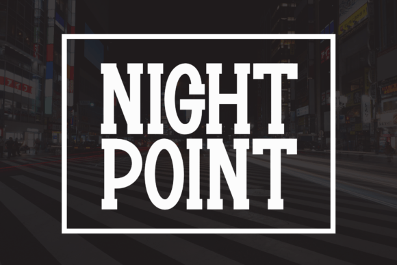 Night Point: A Friendly and Clean Display Font for Marketers