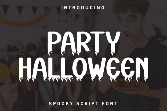 Party Halloween: A Friendly Display Font for Editorial Design