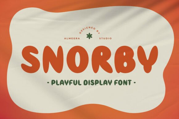 Snorby: A Playful Display Font for Editorial Charm
