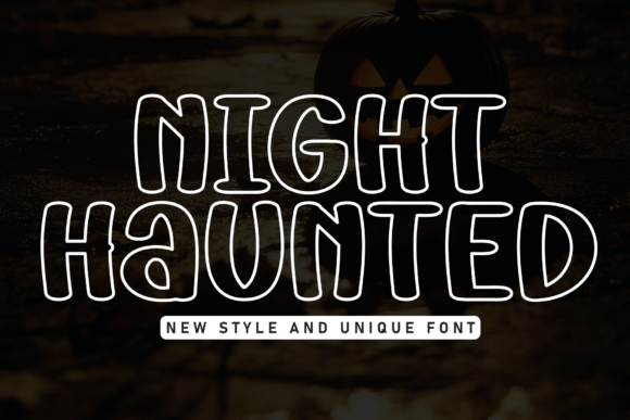 Transform Your Brand with Night Hanuted: A Friendly Display Font