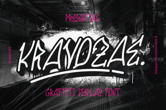 Unleashing Creativity with Kravozae: A Bold Graffiti Font