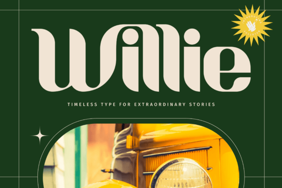 Willie: A Vintage Display Font for Timeless Branding