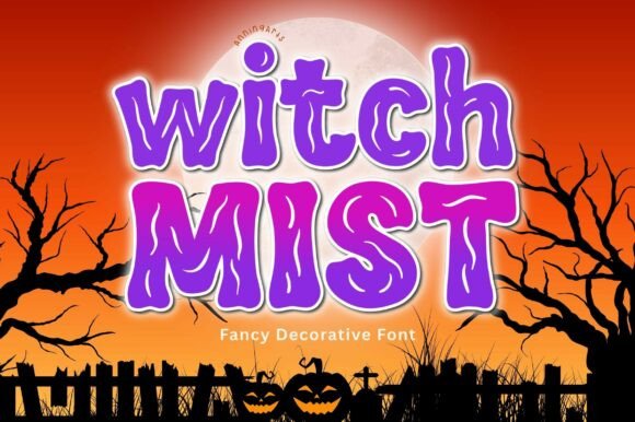 Witchmist: A Spooky-Cute Display Font for Web Design
