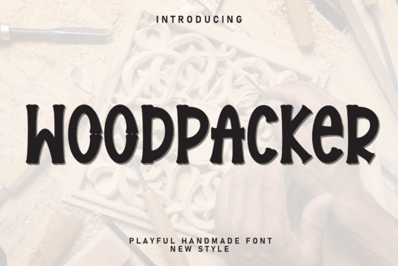Woodpacker: A Friendly Display Font for Business Branding
